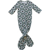 Southwest Aztec Ribbed Bamboo Knot Gown | Milk & Baby