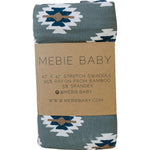 Southwest Aztec Ribbed Bamboo Stretch Swaddle | Milk & Baby