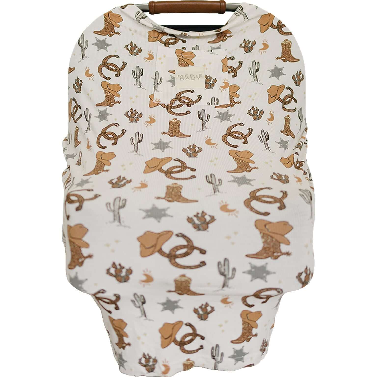 Outlaw Cowboy Ribbed Bamboo Multi-Use Cover | Milk & Baby