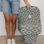 Southwest Aztec Ribbed Bamboo Multi-Use Cove | Milk & Baby