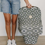 Southwest Aztec Ribbed Bamboo Multi-Use Cove | Milk & Baby
