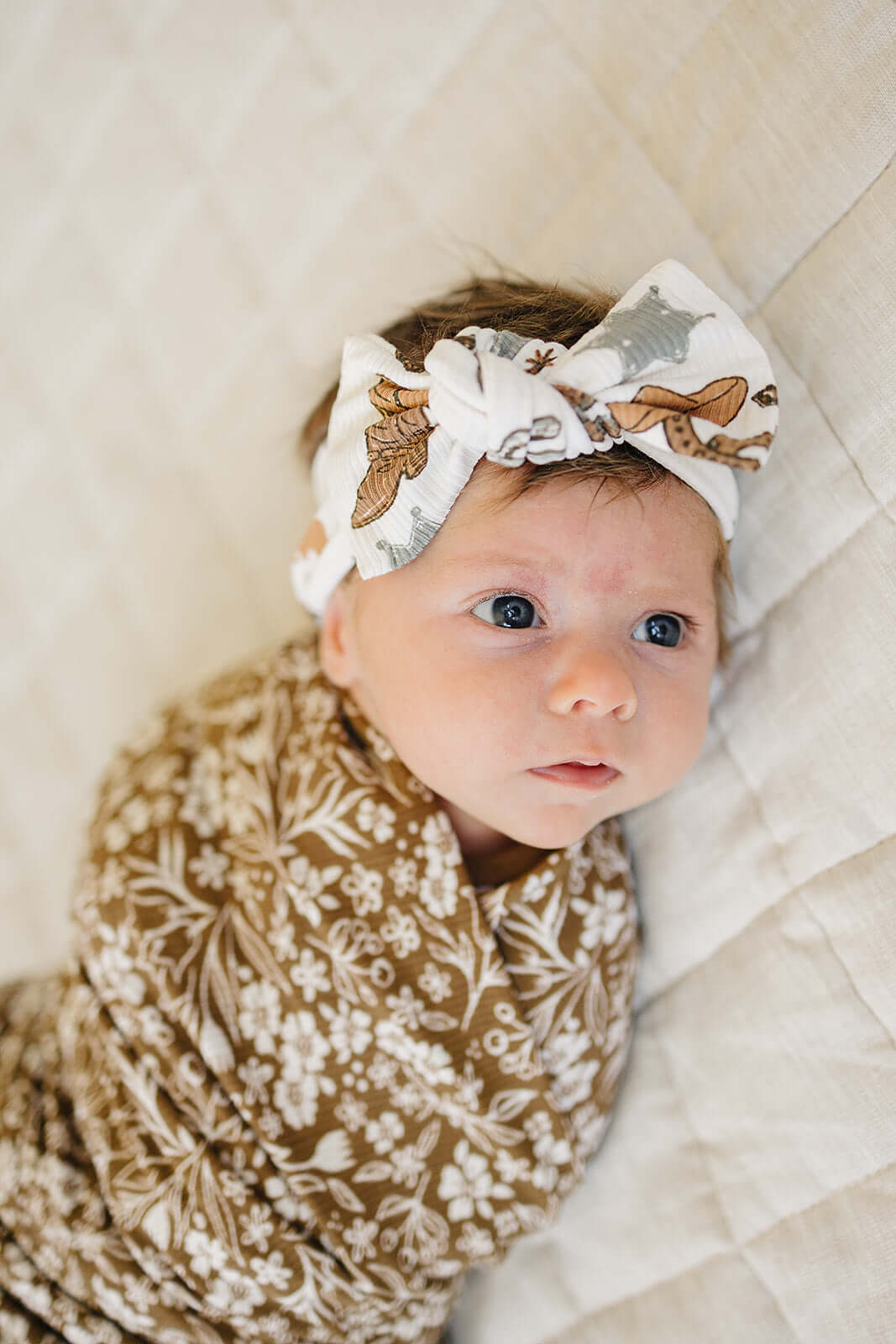 Outlaw Cowboy Ribbed Bamboo Head Wrap | Milk & Baby