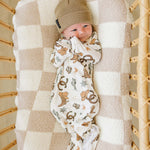 Outlaw Cowboy Ribbed Bamboo Knot Gown | Milk & Baby