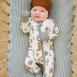 Outlaw Cowboy Ribbed Bamboo Zipper | Milk & Baby