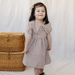 Gingham Peter Pan Collar Dress | Milk & Baby