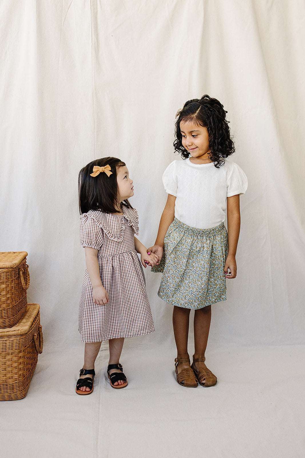 Gingham Peter Pan Collar Dress | Milk & Baby
