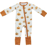 Pumpkins Bamboo Zipper | Milk & Baby