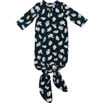 Ghosts Bamboo Knot Gown | Milk & Baby