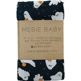 Ghosts Bamboo Stretch Swaddle | Milk & Baby