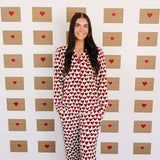 Adult Hearts Pajama Set | Milk & Baby