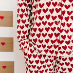 Adult Hearts Pajama Set | Milk & Baby
