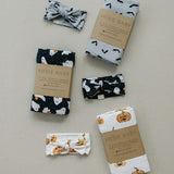 Ghosts Bamboo Stretch Swaddle | Milk & Baby