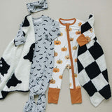 Pumpkins Bamboo Zipper | Milk & Baby