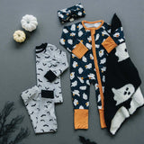 Ghosts Bamboo Zipper | Milk & Baby