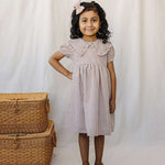 Gingham Peter Pan Collar Dress | Milk & Baby