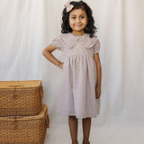 Gingham Peter Pan Collar Dress | Milk & Baby