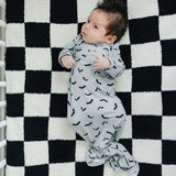 Bats Bamboo Knot Gown | Milk & Baby