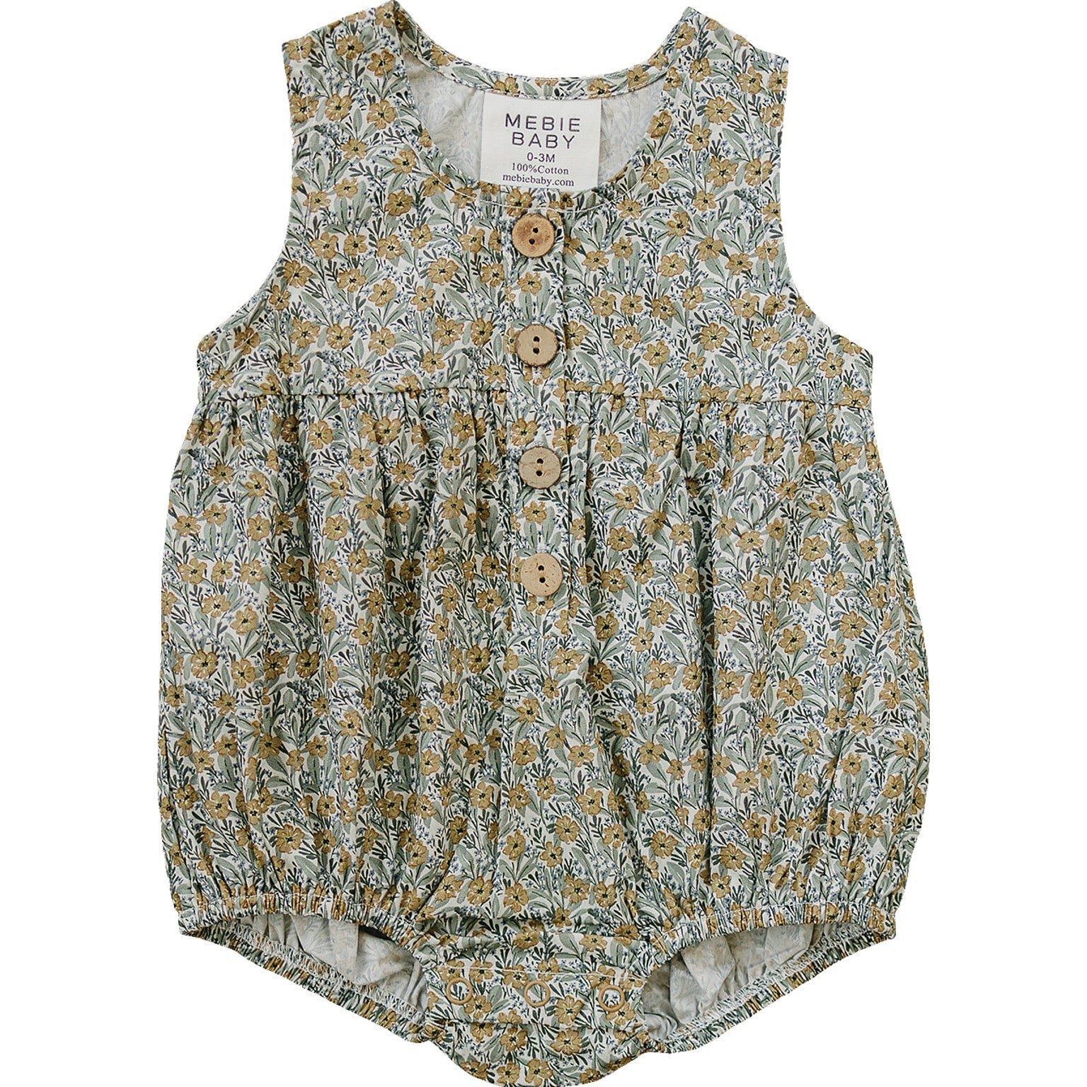 Golden Meadow Bubble Romper | Milk & Baby