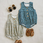 Golden Meadow Bubble Romper | Milk & Baby
