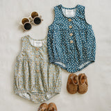 Golden Meadow Bubble Romper | Milk & Baby
