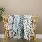 Outlaw Cowboy Muslin Swaddle Blanket | Milk & Baby