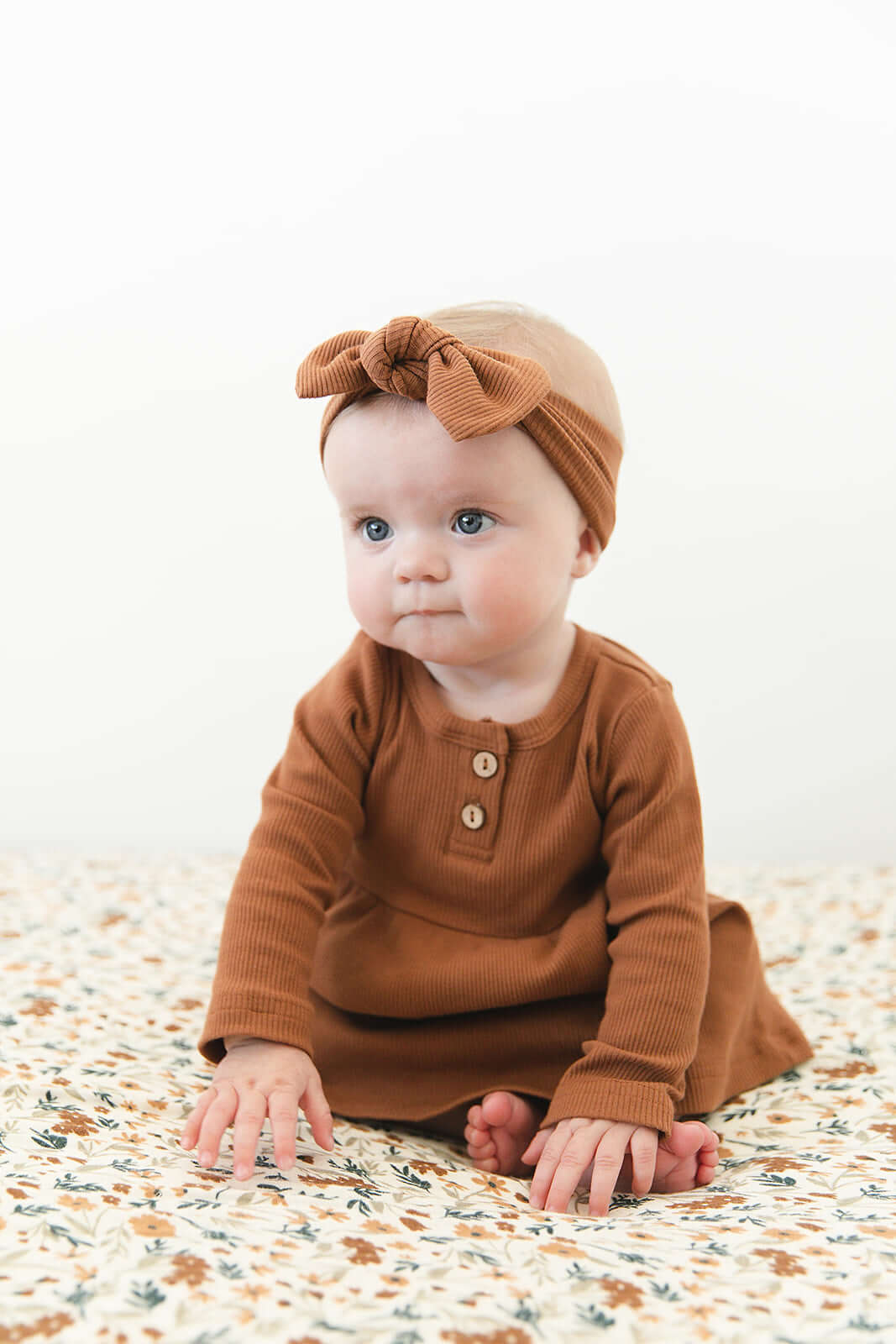 Harvest Floral Muslin Crib Sheet | Milk & Baby