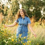 Ada Denim Midi Dress