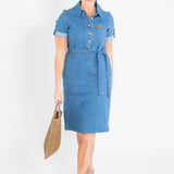 Ada Denim Midi Dress