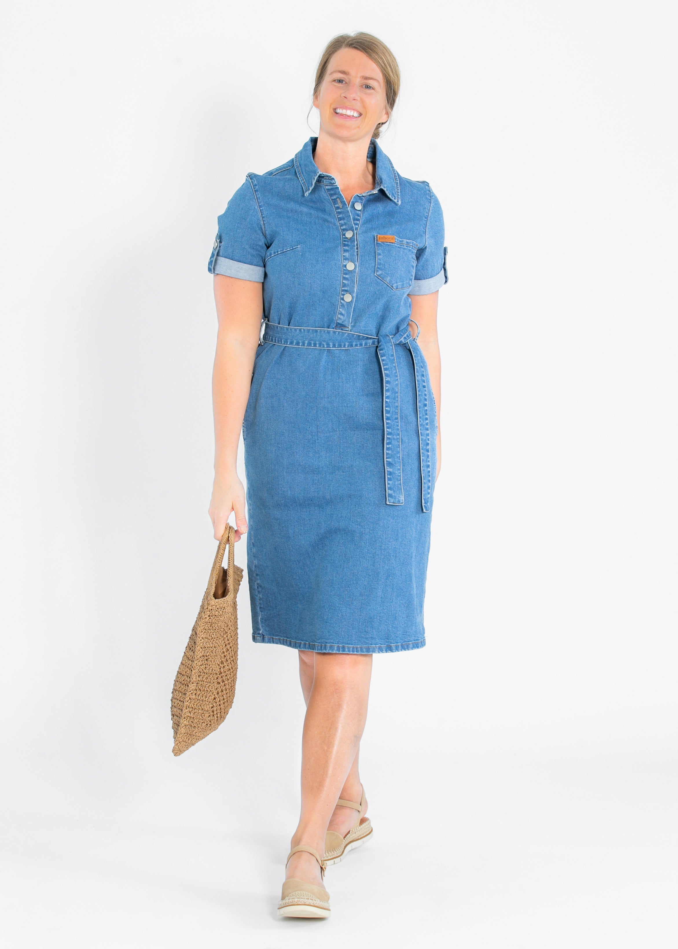 ADA Denim Midi Dress - Final Sale, Medium ADA Denim Midi Dress - Final Sale, Medium