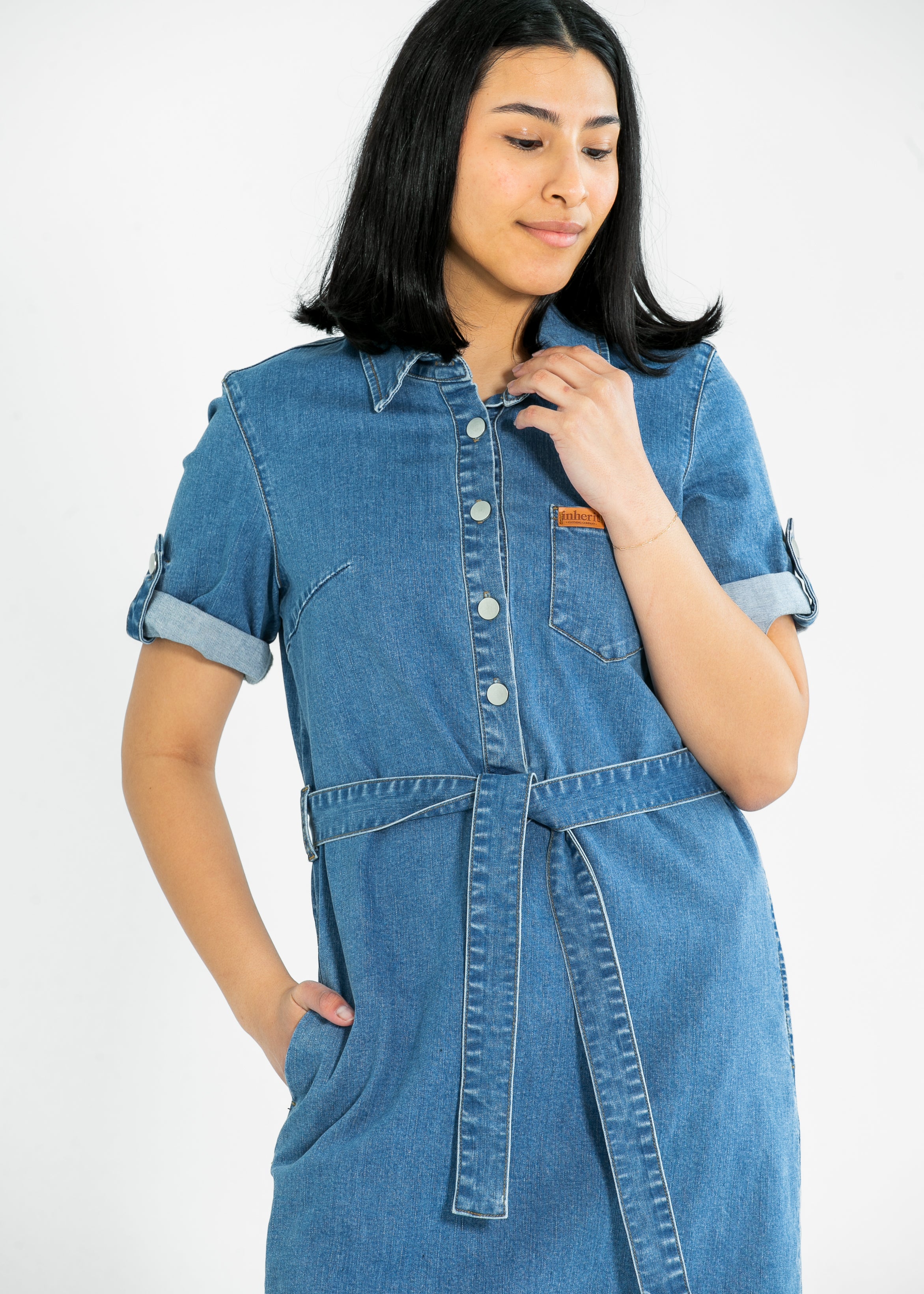 ADA Denim Midi Dress - Final Sale, Medium ADA Denim Midi Dress - Final Sale, Medium
