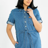 Ada Denim Midi Dress