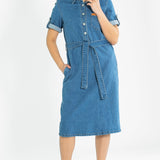 Ada Denim Midi Dress
