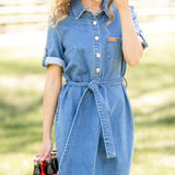 Ada Denim Midi Dress