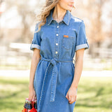 Ada Denim Midi Dress