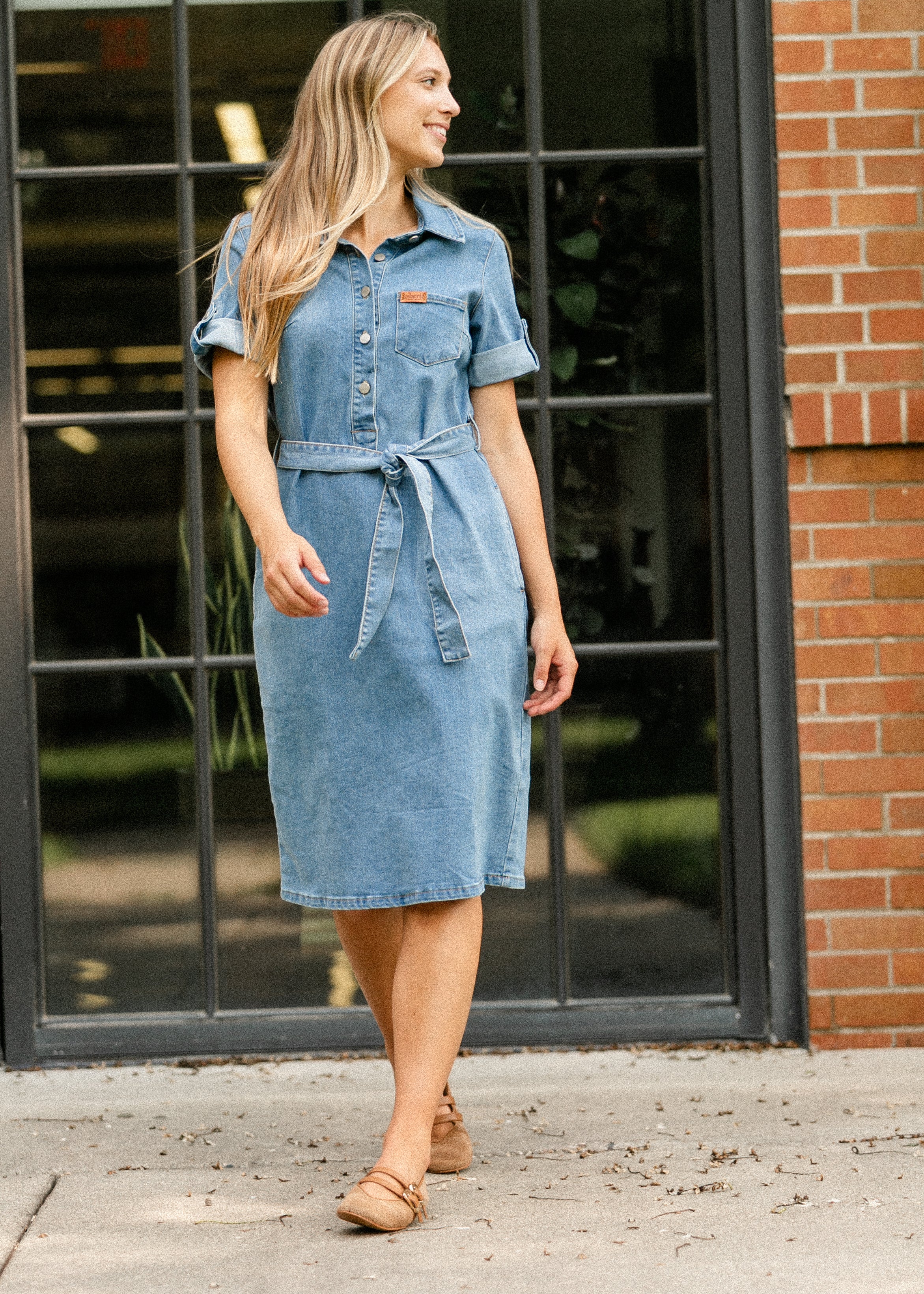 ADA Denim Midi Dress - Final Sale, Medium ADA Denim Midi Dress - Final Sale, Medium