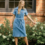 Ada Denim Midi Dress