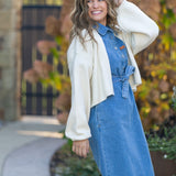 Ada Denim Midi Dress