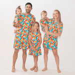 Tropical Dreams | Crew Neck Short Pajamas | Milk & Baby