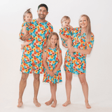 Tropical Dreams | Crew Neck Short Pajamas | Milk & Baby