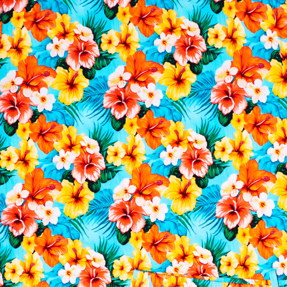Tropical Dreams | Crew Neck Short Pajamas | Milk & Baby