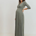 Ami Maternity & Nursing Maxi Dress - Milk & Baby 
