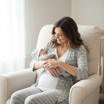 Analise 5-Piece Set Heather Grey Vertical Lifestyle Image - Chair