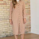 Anika Corduroy Shirt Dress | Milk & Baby