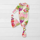 Botanical Bliss Knotted Gown & Hat