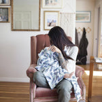 Athens Muslin Nursing Cover | Milk & Baby