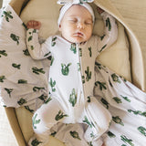 Cactus | Bamboo Zip Romper