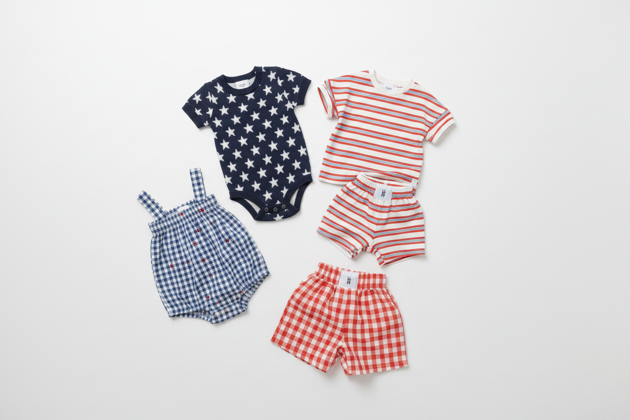 Baby Americana Flat Lay Hero