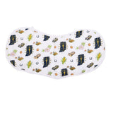 Indiana Baby Muslin Swaddle Blanket and Burp Cloth/Bib | Gift Set