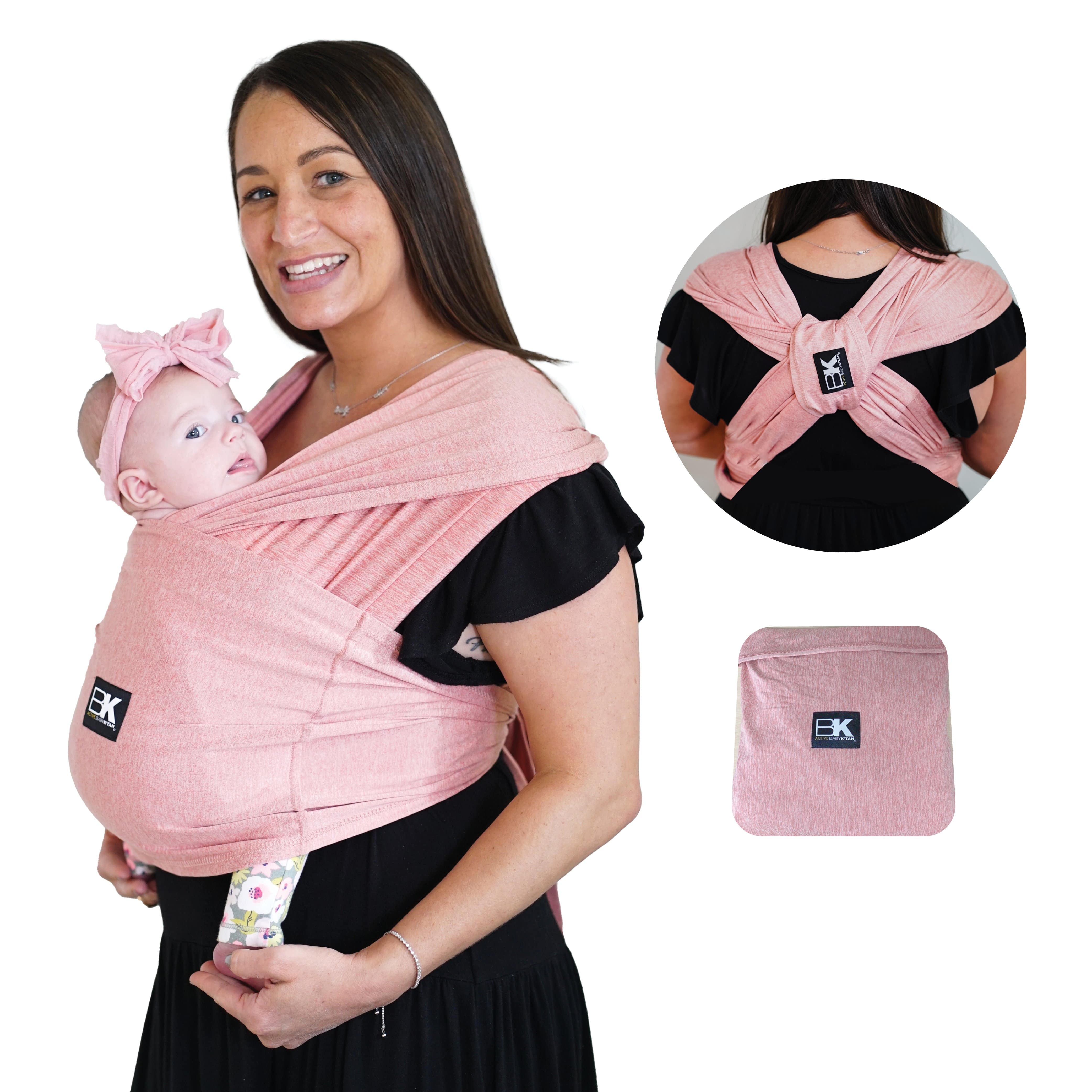 Baby K'tan Active Yoga Baby Carrier | Heather Coral | Milk & Baby