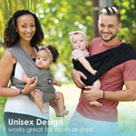 Baby K'tan Breeze Baby Carrier | Black | Milk & Baby